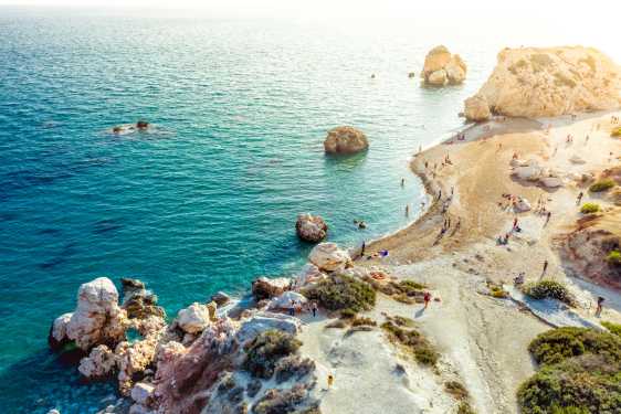 Wycieczka na plażę Skała Afrodyty [35] z Pafos